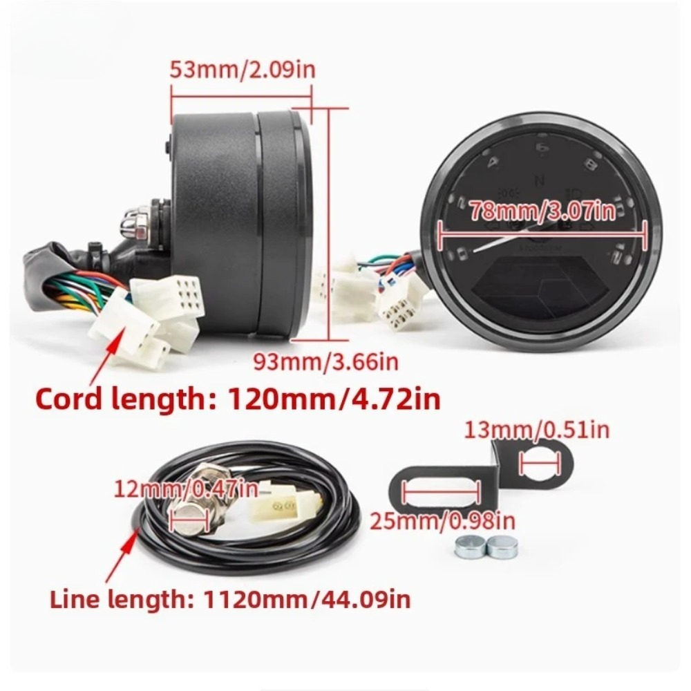 Evrensel motosiklet ölçer hız  - Motorcycle Gear Yamaha incelemesi ve fiyatı